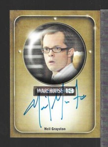 Warehouse 13 season 2 2011 Autograph Card Neil Grayston   Douglas Fargo   EUREKA