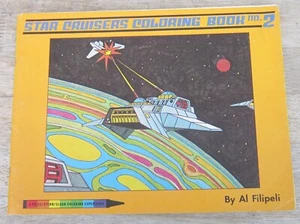 Vtg 1983 STAR CRUISERS COLORING BOOK No. 2 Al Filipeli Wars Trek - Picture 1 of 7