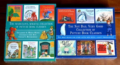 Set of 2 NEW BOX SETS Class Children's Picture Books Eric Carle William Steig - Image 1 of 2
