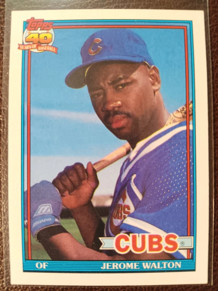 JEROME WALTON CHICAGO CUBS 1991 TOPPS 40 YEARS BASEBALL CARD #135 - Image 1 of 1