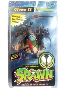 Todd McFarlane Spawn - Clown II Deluxe Ultra Actionfigur 1996 Grün Shirt Neu - Bild 1 von 2