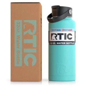 RTIC 32 oz Vacuum Insulated Water Bottle, Metal Stainless Steel Double Wall - Picture 1 of 5
