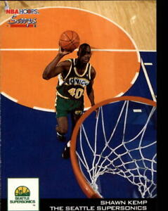 1993-94 Hoops Scoops Seattle Supersonics Basketball Card #HS25 Shawn Kemp