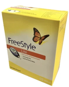 ZAPIECZĘTOWANY FABRYCZNIE NOWY Abbott FreeStyle Lite System monitorowania glukozy we krwi 1 każdy - Zdjęcie 1 z 6