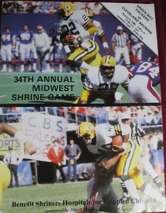 1983 Green Bay Packers SHRINERS GAME PROGRAM BART STARR AUG 6  CLEVELAND BROWNS - Picture 1 of 6