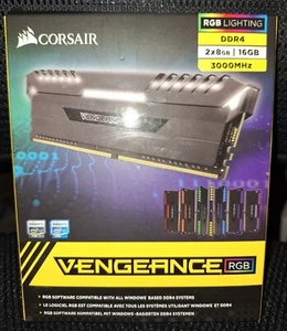 Corsair Vengeance RGB 16GB 3000Mhz New (Open Box) Unused - Picture 1 of 4