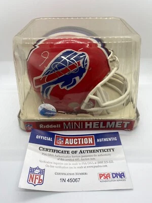 NFL Buffalo Bills J.P. LOSMAN Signed Autographed Mini Helmet PSA COA - Image 1 of 4