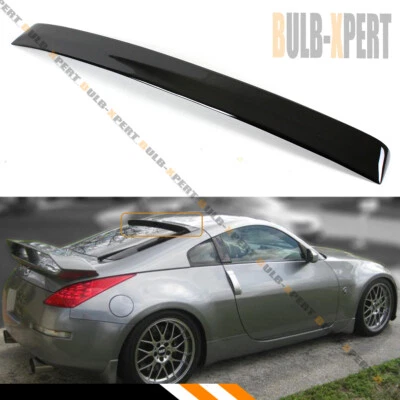 PARA NISSAN 350Z Z33 FAIRLADY Z JDM 2003-08 ALERÓN TECHO VENTANA TRASERA NEGRO BRILLANTE Foto 1 de 4