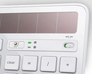 Logitech K750 Keyboard *MAC* B/W - Keys, Clips, Parts (Read Listing Details lot) - Picture 1 of 8