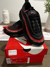 Nike Air Max 97 Leopard Pack BLACK/UNIVERSITY RED Women's Size 6 BV6113-001 New!