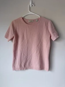 Lord And Taylor 100% Kaschmir Pullover T-Shirt Gr. XS rosa *defekt - Bild 1 von 9