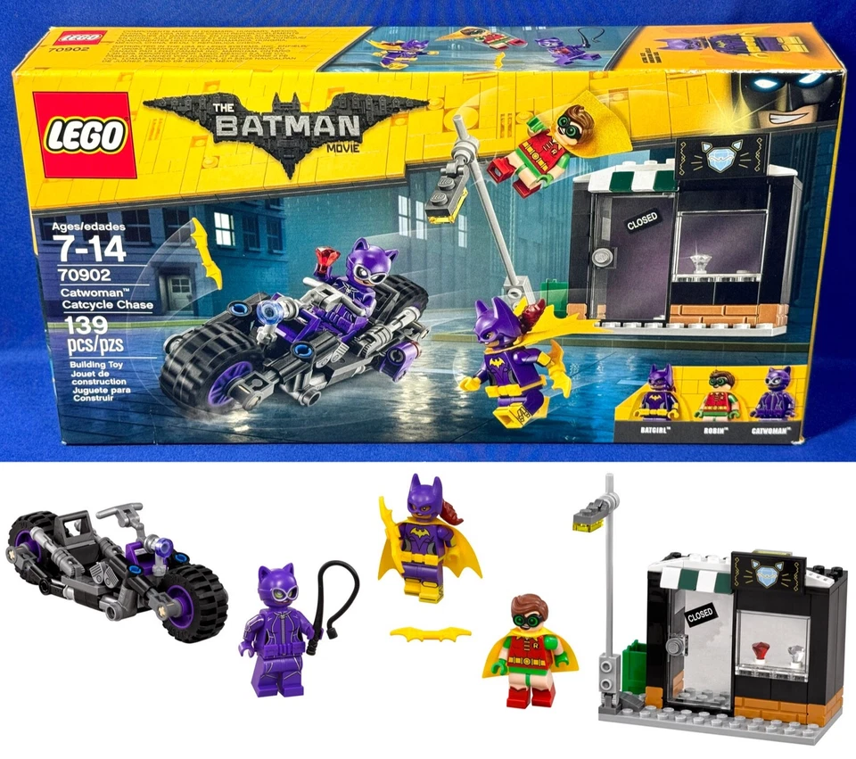 Nuevo CATWOMAN CATCYCLE CHASE - Lego 70902 BATMAN MOVIE Juego de Construcción BATGIRL Robin Foto 1 de 4