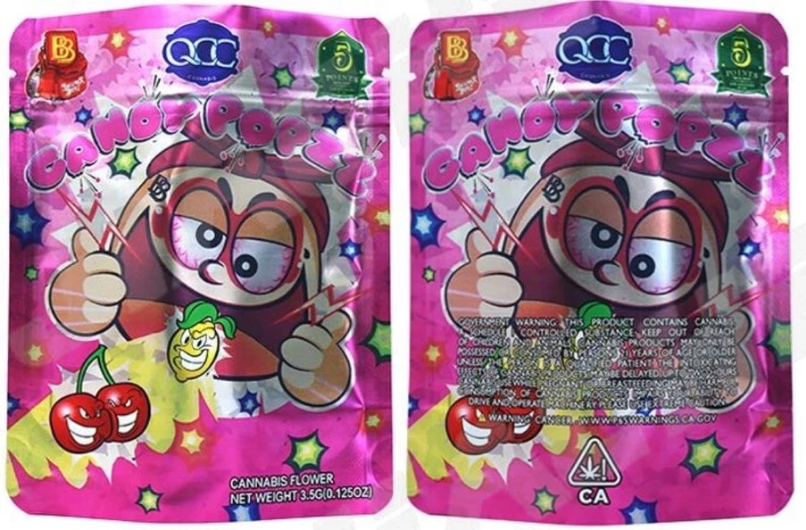 25 Count - 3.5 Gram Mylar Bags - Food Storage Snack Bags - (Candy Popz ) - Image 1 of 1