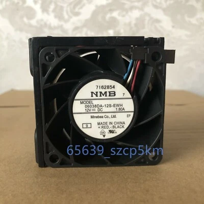 NMB 06038DA-12S-EWH 12V 1.80A 6cm For DELL POWEREDGE  FAN - Image 1 of 4