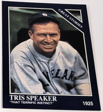 1993 Megacards Sporting News Conlon Colorized #18 TRIS SPEAKER Indians Red Sox