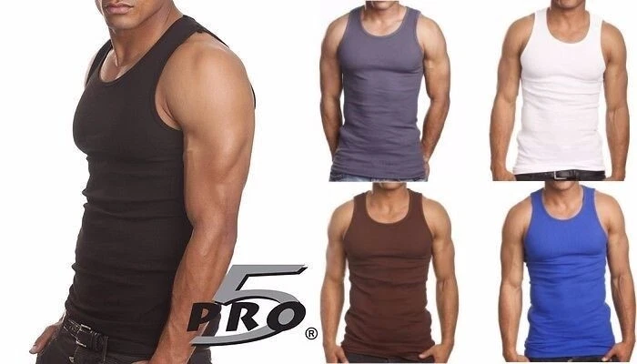 PACK DE 3 CAMISETAS PRO 5 PARA HOMBRE ALGODÓN DEBAJO DE CAMISA ESPOSA BATIDOR SM-3X Foto 1 de 1