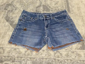 Miss Chic Denim Jean shorts , Size 5, Bling Juniors Womens - Picture 1 of 5
