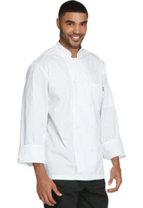 NWT DICKIES COOL BREEZE CHEF ABRIGO UNISEX BLANCO DC410 5XL - Imagen 1 de 3