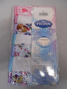 FROZEN Panties Toddler Girls' 7-pack Briefs Sizes 2T/3T, 4T NEW Handcraft DISNEY - Picture 1 of 3