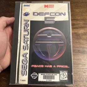 DEFCON 5 (Sega Saturn, 1995) Complete CIB - Tested - Authentic
