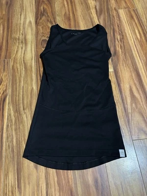 Lalabu Tank Womens Small Black Soothe Mommy Kangaroo Pouch Shirt Casual Adult - Image 1 of 4