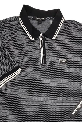Karl Lagerfeld Paris Polo Shirt Mens Large Short Sleeve - Image 1 of 4