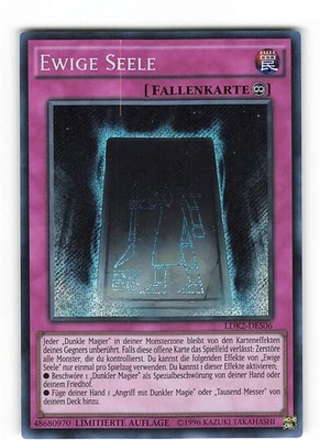 Yugioh EWIGE SEELE , ldk2-des06 Secret Rare deutsch Near Mint Limitierte Auflage - Bild 1 von 2