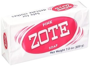 Zote Pink Bar Soap 200 g / 7.0 oz For Delicate Fabrics & Effective Stain Removal - Picture 1 of 1
