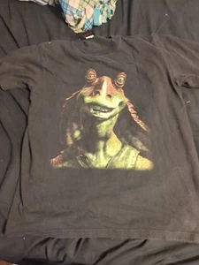 Vintage Star Wars Jar Jar Binks Phantom Menace Episode I XL 18/20 - Picture 1 of 8