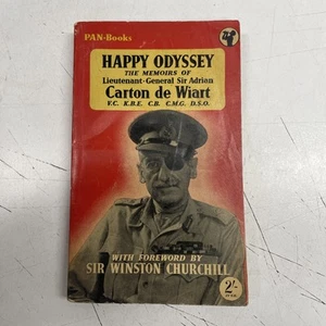 ORIGINAL MILITARY WAR BOOK Happy Odyssey Pan Carton De Wiart WW2 Churchill Q - Picture 1 of 9