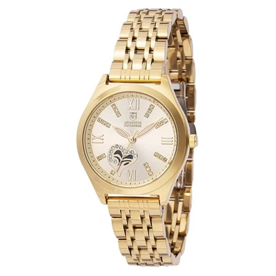 Reloj Mujer Montres Prestige X Invicta 33mm Corazón Abierto Dorado MPW-0014 ¡Nuevo! Foto 1 de 2