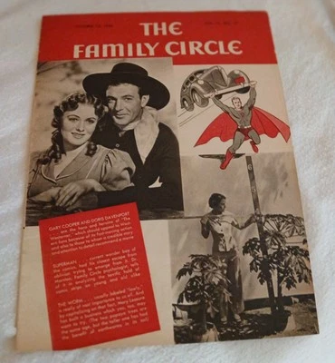 FAMILY CIRCLE - SUPERMAN COVER ISSUE, October 25, 1940 - Image 1 of 3