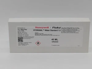 10 Honeywell Fluka 34828-40ML HYDRANAL Water Standard 1.0 Ampullen, MHD: 07/23 - Bild 1 von 1