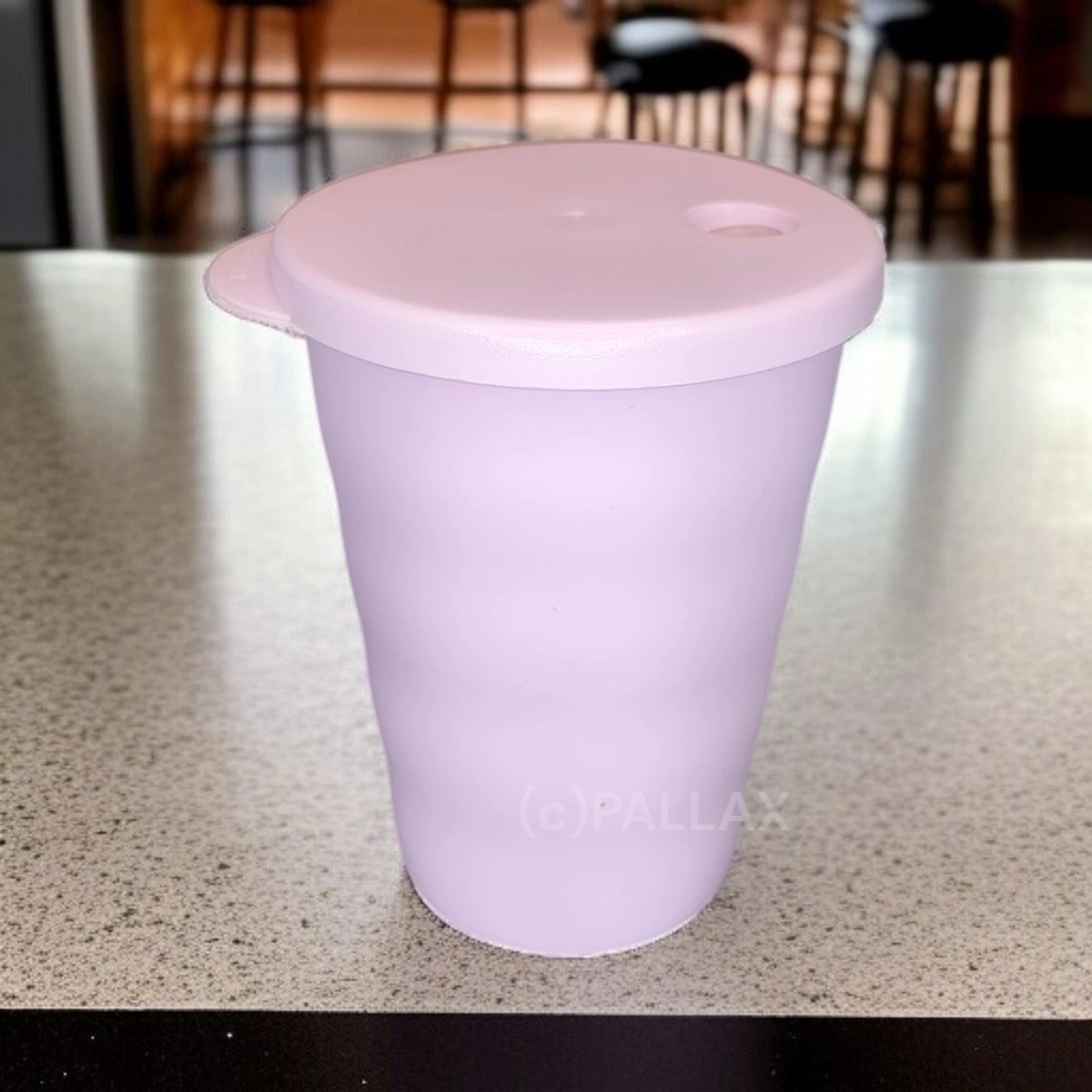 Tupperware 'Junge Welle' Trinkhalm-Becher – 330 Ml, Rosa, Perfekt Für Unterwegs