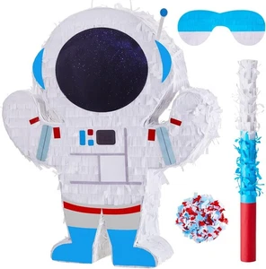 Astronauta Piñata 14,5 x 12,2 x 2,95 pulgadas espacio exterior fiesta decoraciones espacio - Imagen 1 de 5