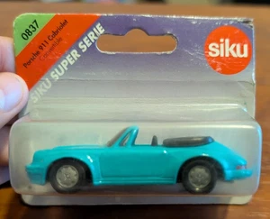 SIKU PORSCHE 911 CABRIOLET VERDE #0837 HECHO EN ALEMANIA ESCALA 1:55 - Imagen 1 de 3