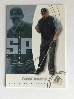 2002 SP Game Used Edition - Tiger Woods #1 - Image 1 of 2