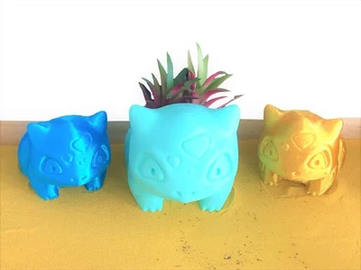 Maceta Bulbasaur súper linda - Maceta suculenta Pokémon o soporte para plantas de aire Foto 1 de 4