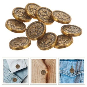  10Pcs Sewing Buttons Decorative Clothes Buttons Western Style Clothing Button - Picture 1 of 12