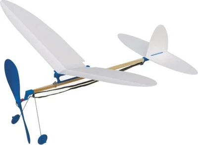 Bag-packed light plane Baby Missile Rubber-powered model airplane kit LP-14 - Image 1 of 4