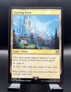 Starting Town R 0289 Final Fantasy Mtg Near Mint Condition - Picture 1 of 2