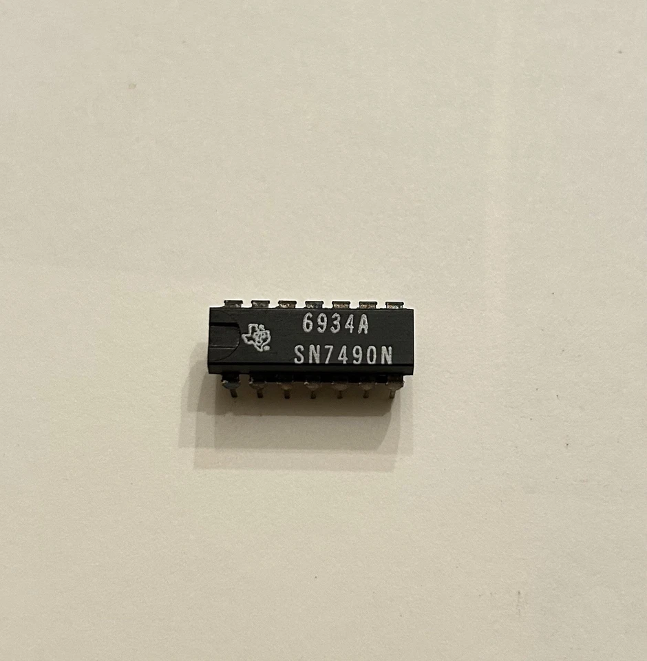 Texas Instruments SN7490N 14-pin IC NOS - Image 1 of 1