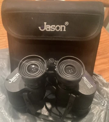 Jason Black Coated Optics Binoculars 358ft @ 1000yards - Image 1 of 4