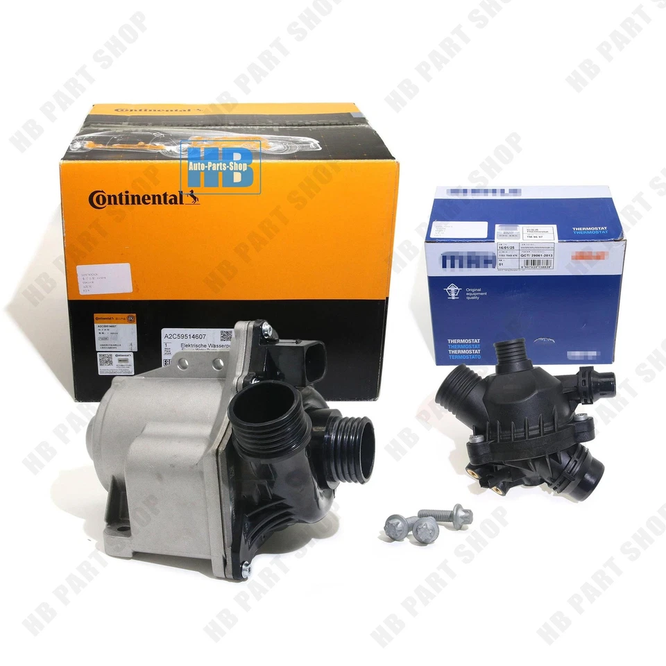 Engine Electric Water Pump & Thermostat For 2007-2016 BMW N54 N55 3.0L 135i 335i Foto 1 de 4