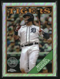 2023 Topps Cromo 1988 35 Aniversario Miguel Cabrera #88BC-4 Tigres - Imagen 1 de 2