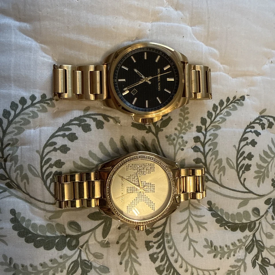 His and hers Michael Kors watches - Image 1 of 3