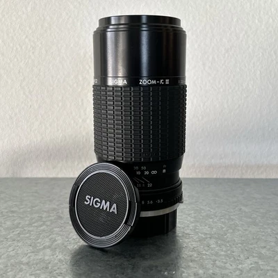 SIGMA Zoom K III 1:3.5-4.5 f = 7-210mm Film Camera Lens Made in Japan - Image 1 of 4