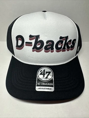 Arizona Diamondbacks D-backs 47 Marca Script Snapback Camionero Sombrero Espuma Nuevo con Etiquetas Foto 1 de 4