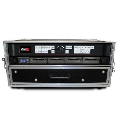 ProX XS-WM2U2DR 2U Rack Case with 2U Rack Drawer 12" Deep - Image 1 of 4