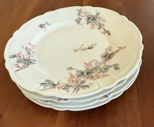 Antique 4 Haviland Limoges Schleiger 685J Bread Dessert Plates 7.5" Art Deco - Picture 1 of 8